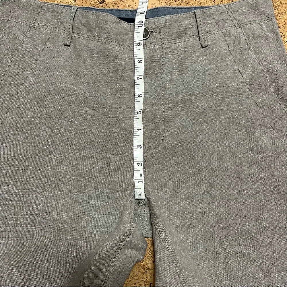 Banana Republic Men’s Linen Cotton Straight Fit Beachy Pants In Taupe Sz 32 X 30